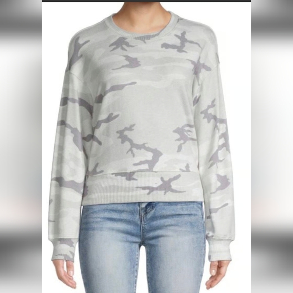 SOLD Rails Light Gray Camouflage Sweatshirt